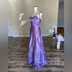 Spaghetti strap evening gown/prom/bridesmaid